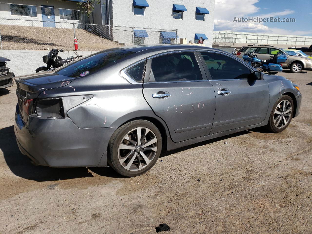 2017 Nissan Altima 2.5 Gray vin: 1N4AL3AP7HC480854