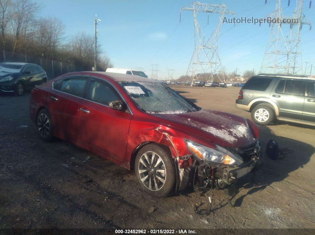 2017 Nissan Altima 2.5 Sv Maroon vin: 1N4AL3AP7HC499646