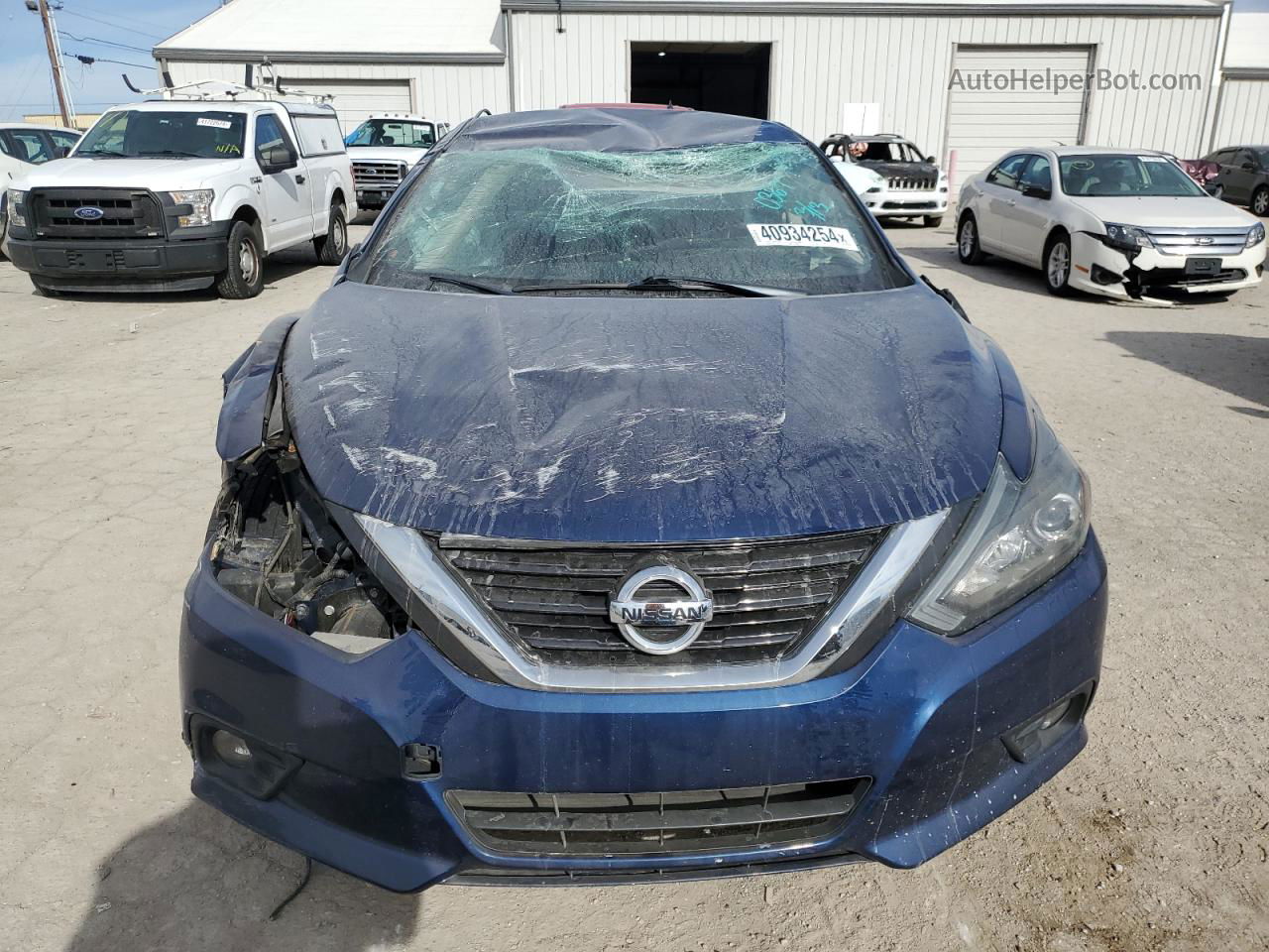 2017 Nissan Altima 2.5 Синий vin: 1N4AL3AP7HC940367