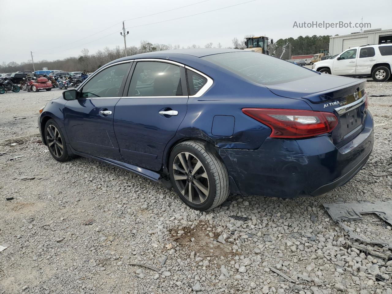 2017 Nissan Altima 2.5 Синий vin: 1N4AL3AP7HN305590