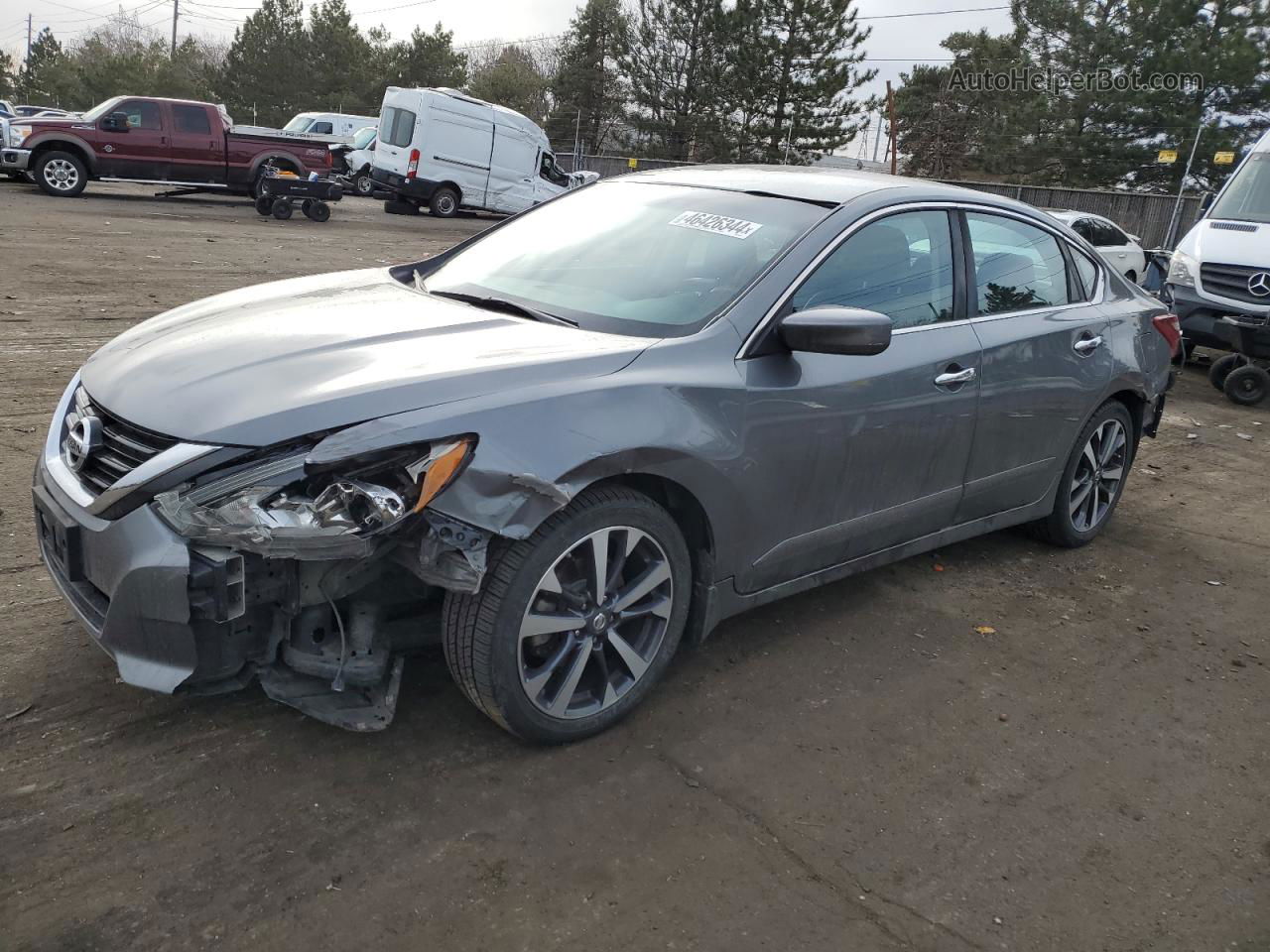 2017 Nissan Altima 2.5 Gray vin: 1N4AL3AP7HN307047