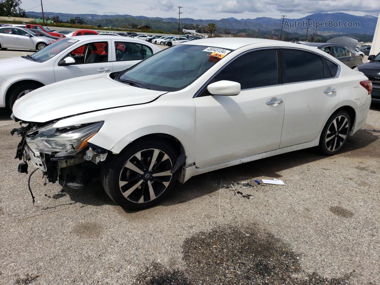 2018 Nissan Altima 2.5 White vin: 1N4AL3AP7JC106895