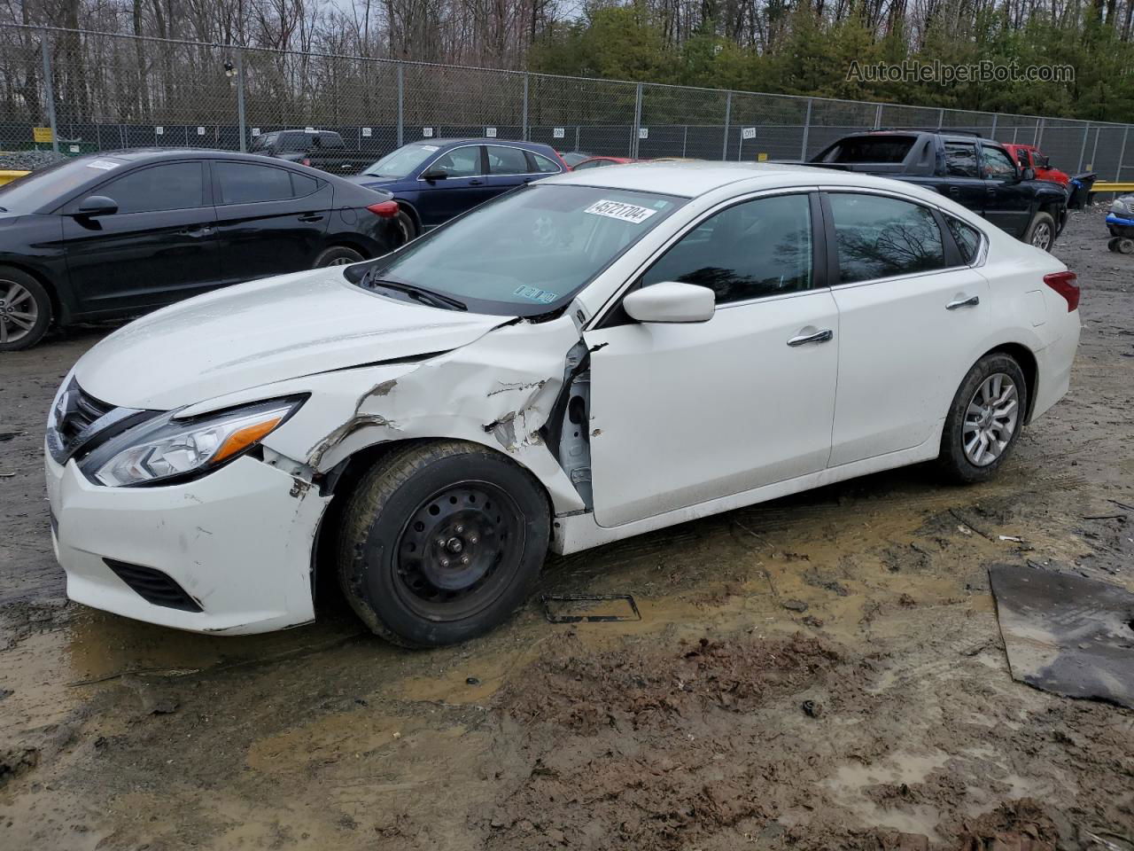 2018 Nissan Altima 2.5 White vin: 1N4AL3AP7JC118982