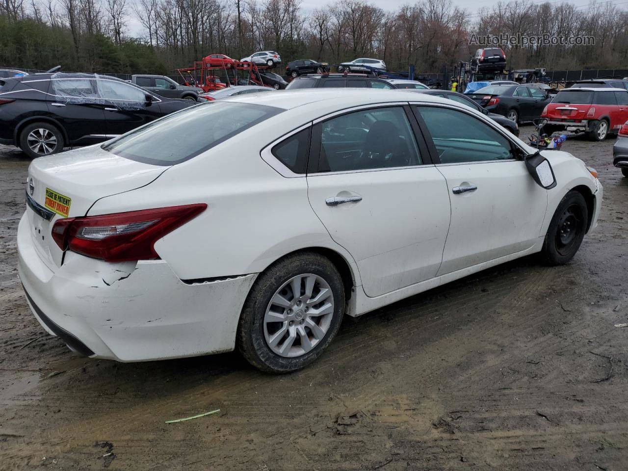 2018 Nissan Altima 2.5 White vin: 1N4AL3AP7JC118982