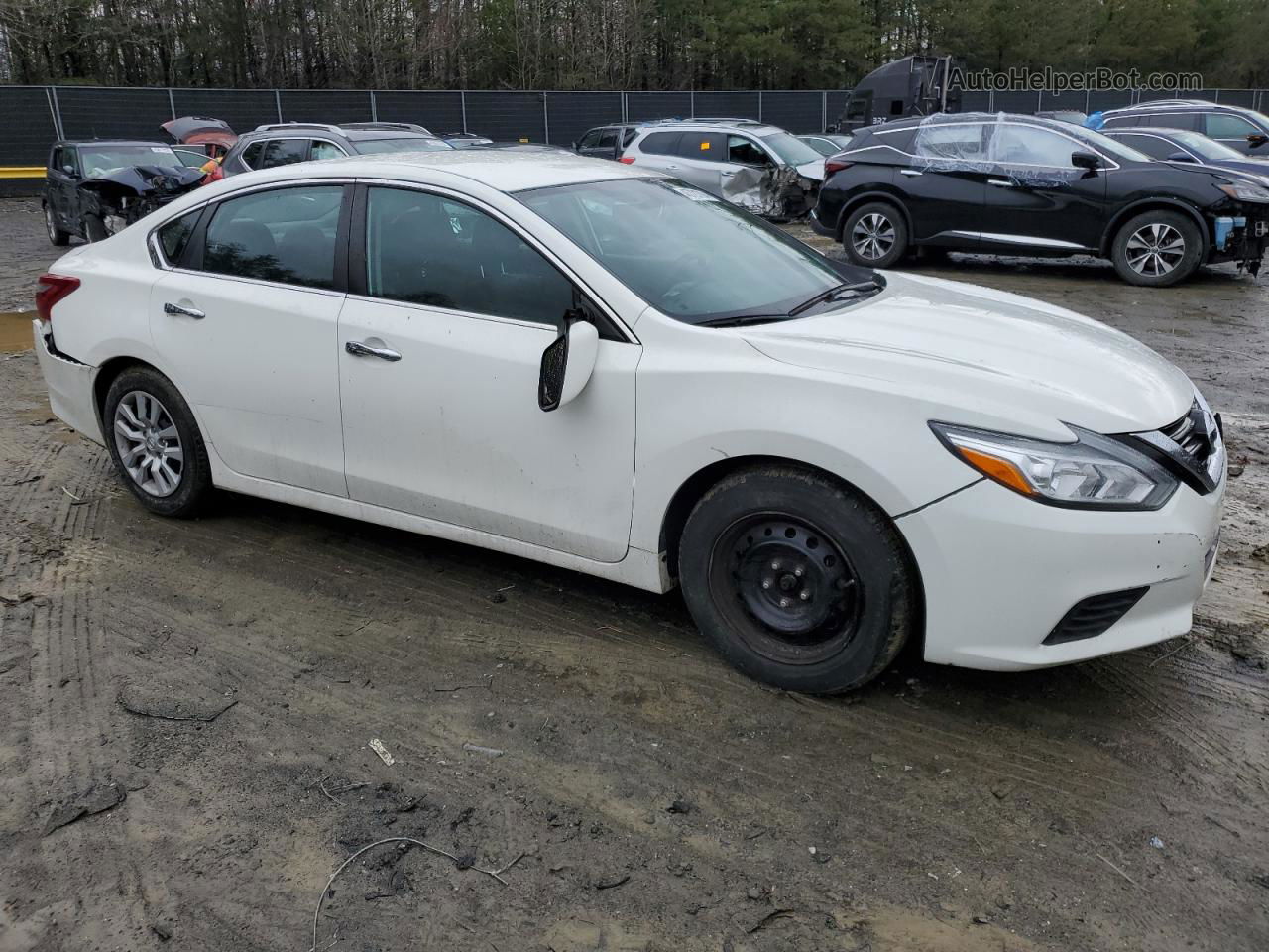 2018 Nissan Altima 2.5 White vin: 1N4AL3AP7JC118982