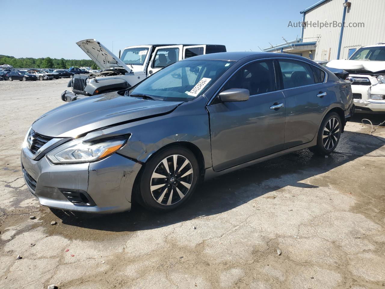 2018 Nissan Altima 2.5 Серый vin: 1N4AL3AP7JC178678