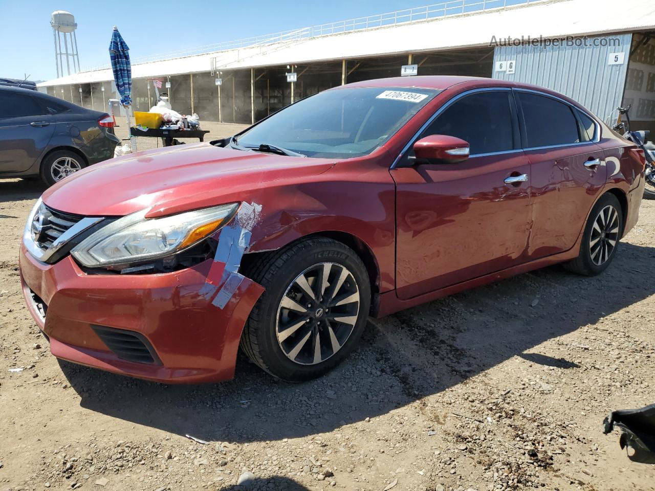 2018 Nissan Altima 2.5 Red vin: 1N4AL3AP7JC213705