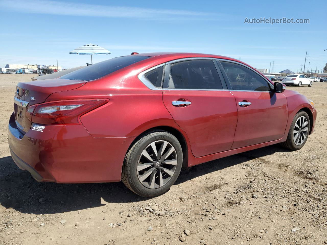 2018 Nissan Altima 2.5 Red vin: 1N4AL3AP7JC213705