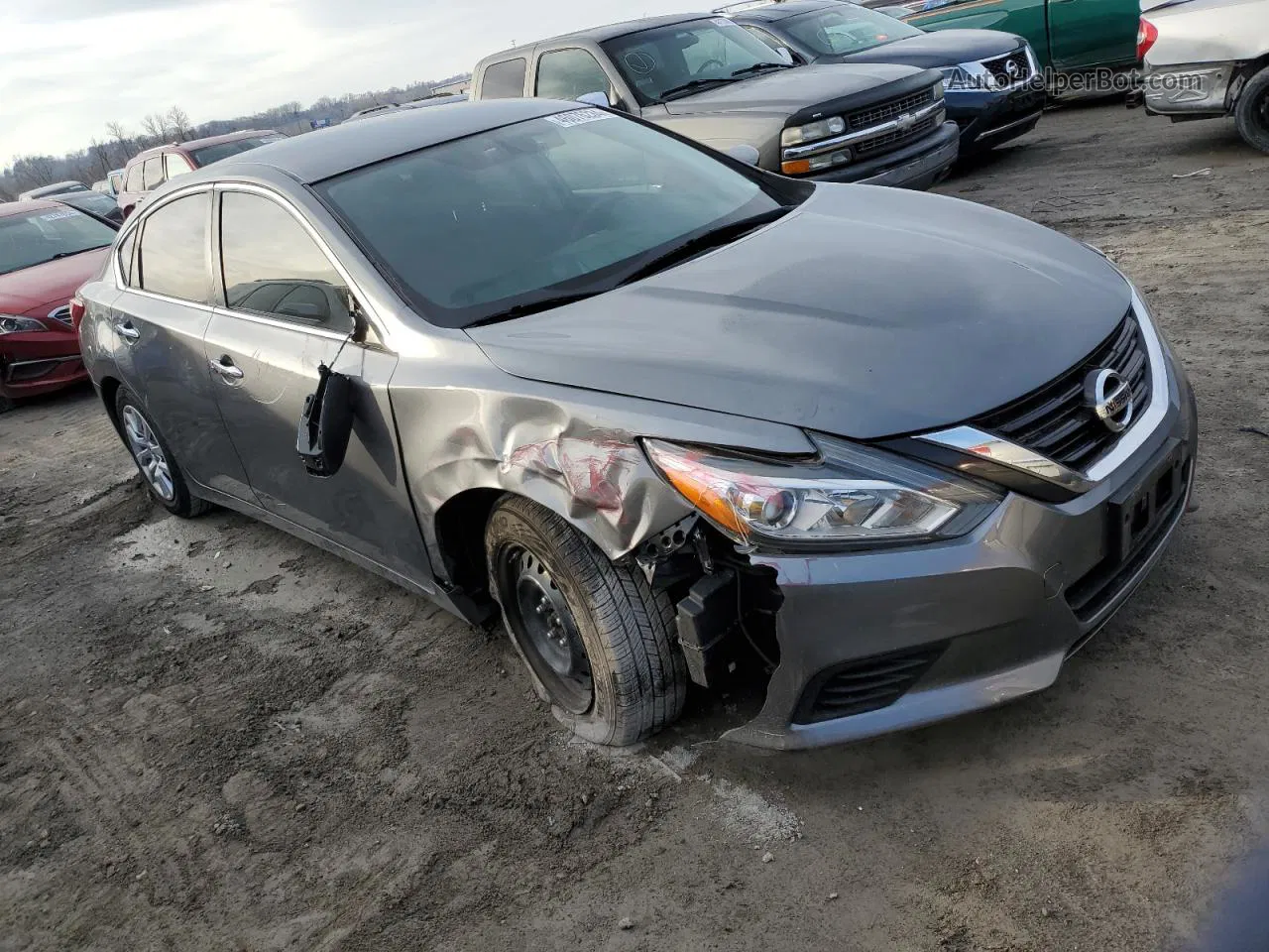 2018 Nissan Altima 2.5 Серый vin: 1N4AL3AP7JC247756