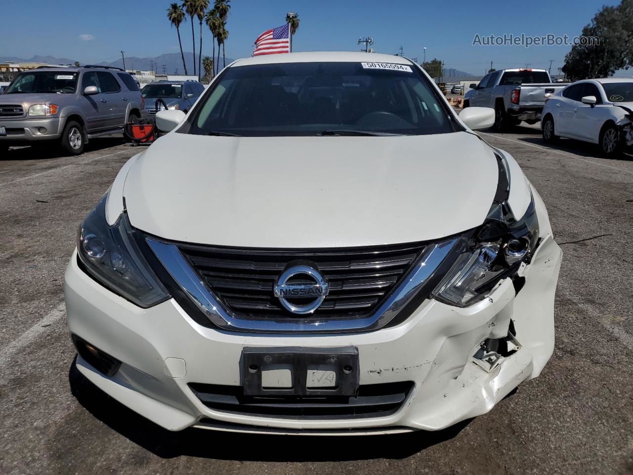 2018 Nissan Altima 2.5 White vin: 1N4AL3AP7JC288744