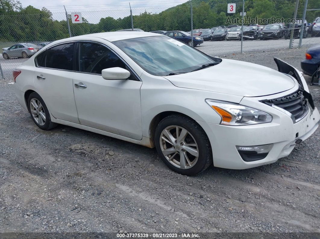 2013 Nissan Altima 2.5 S White vin: 1N4AL3AP8DC255966