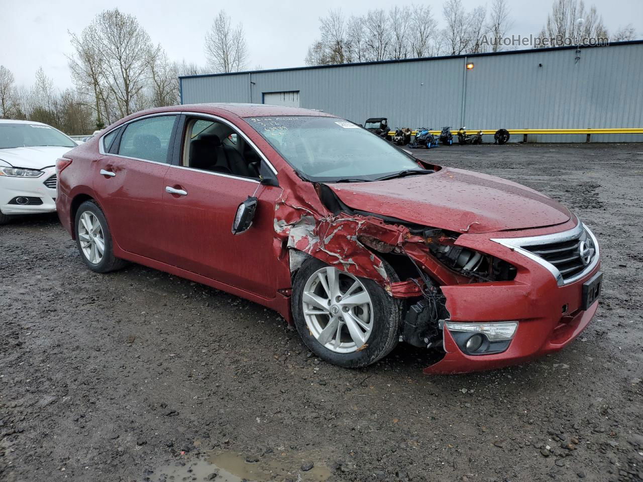 2013 Nissan Altima 2.5 Красный vin: 1N4AL3AP8DN575387