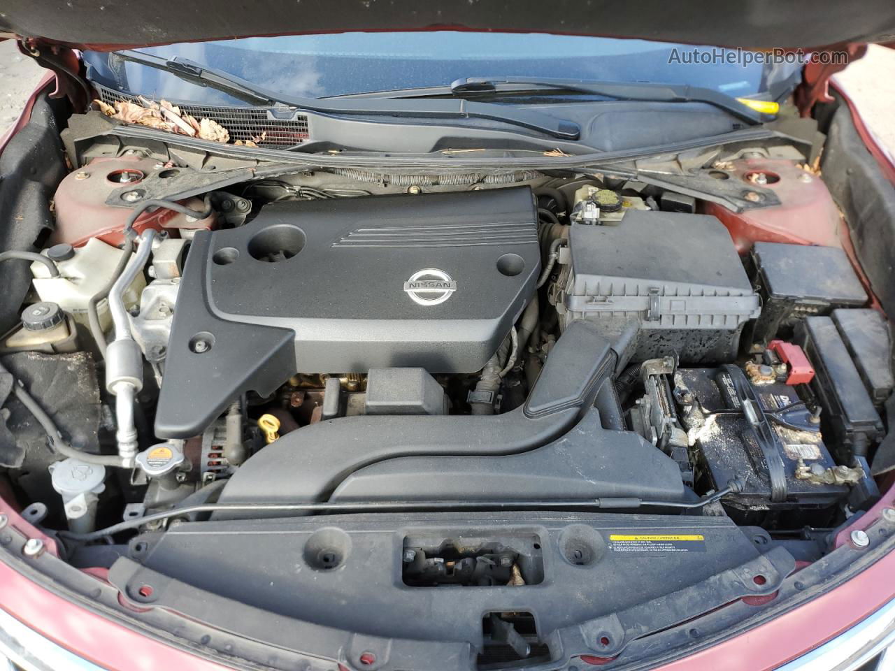 2014 Nissan Altima 2.5 Красный vin: 1N4AL3AP8EC100643