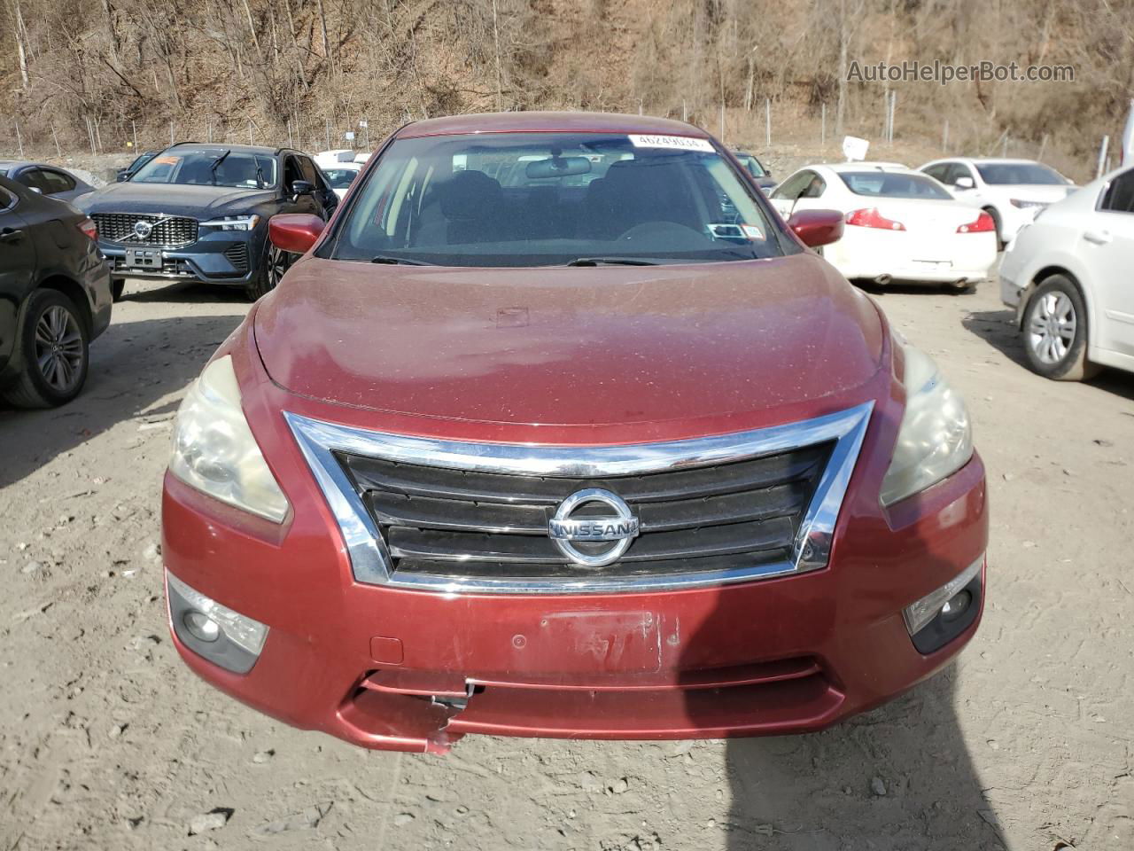 2014 Nissan Altima 2.5 Красный vin: 1N4AL3AP8EC100643