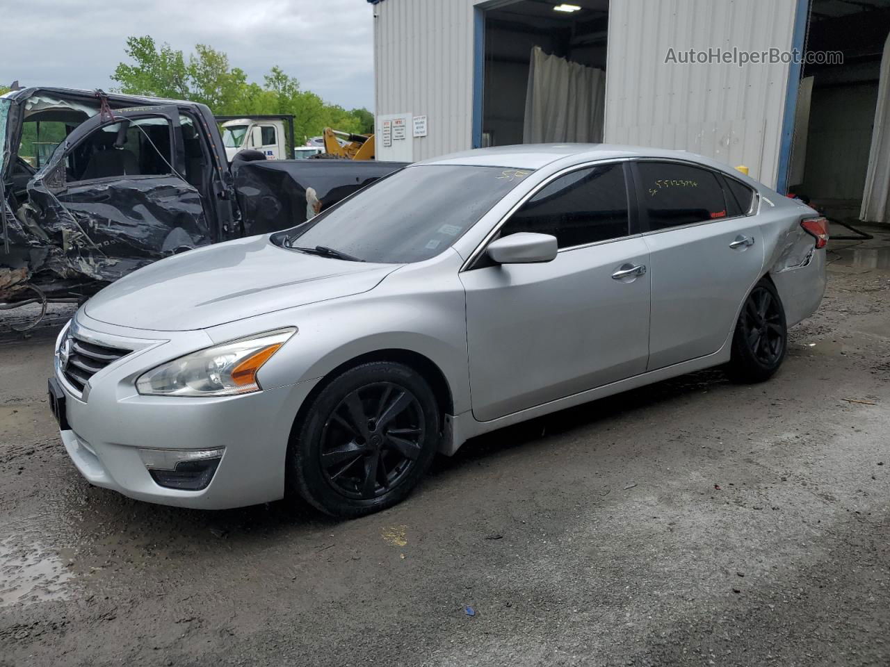 2014 Nissan Altima 2.5 Silver vin: 1N4AL3AP8EC154430