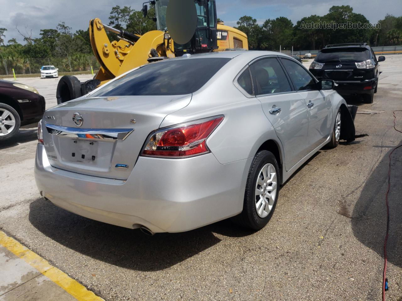 2014 Nissan Altima 2.5 Серебряный vin: 1N4AL3AP8EC156193