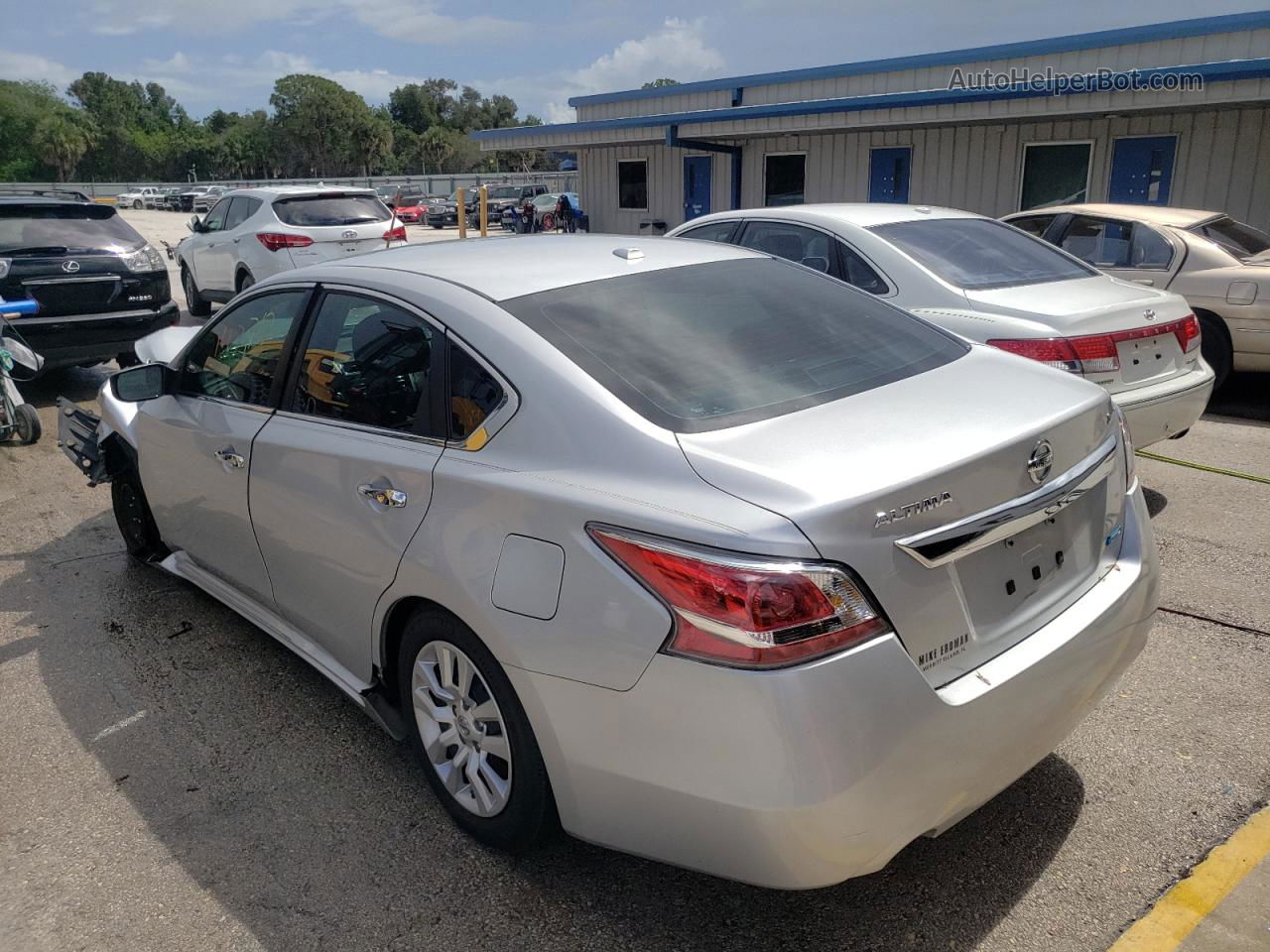 2014 Nissan Altima 2.5 Silver vin: 1N4AL3AP8EC156193