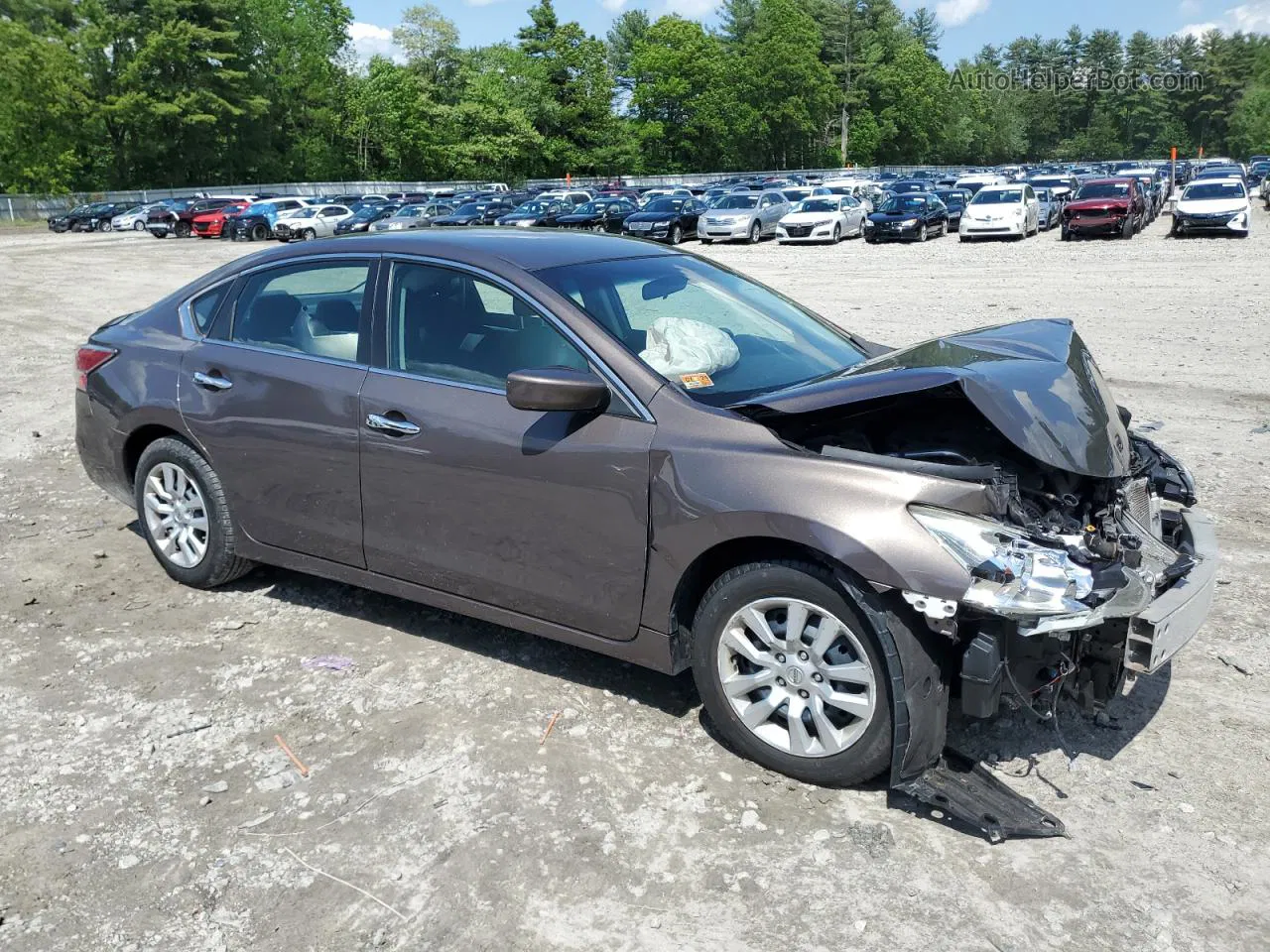 2014 Nissan Altima 2.5 Коричневый vin: 1N4AL3AP8EC193356