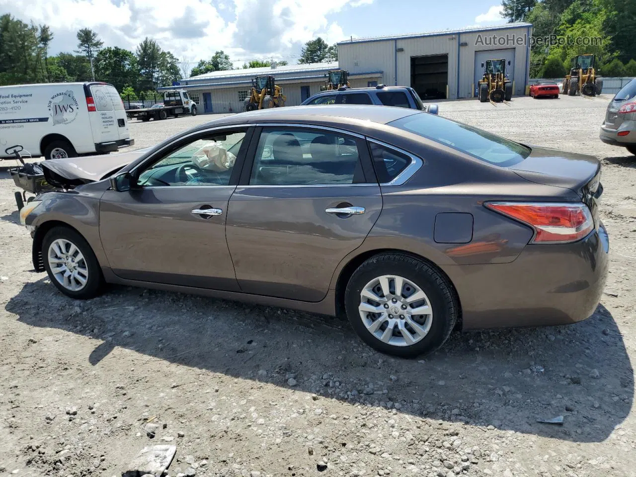 2014 Nissan Altima 2.5 Коричневый vin: 1N4AL3AP8EC193356