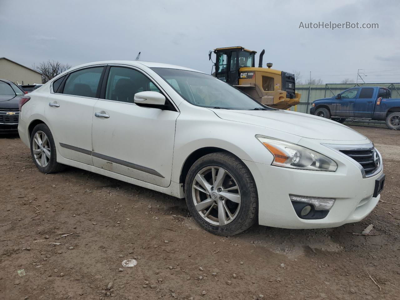 2014 Nissan Altima 2.5 White vin: 1N4AL3AP8EC429553