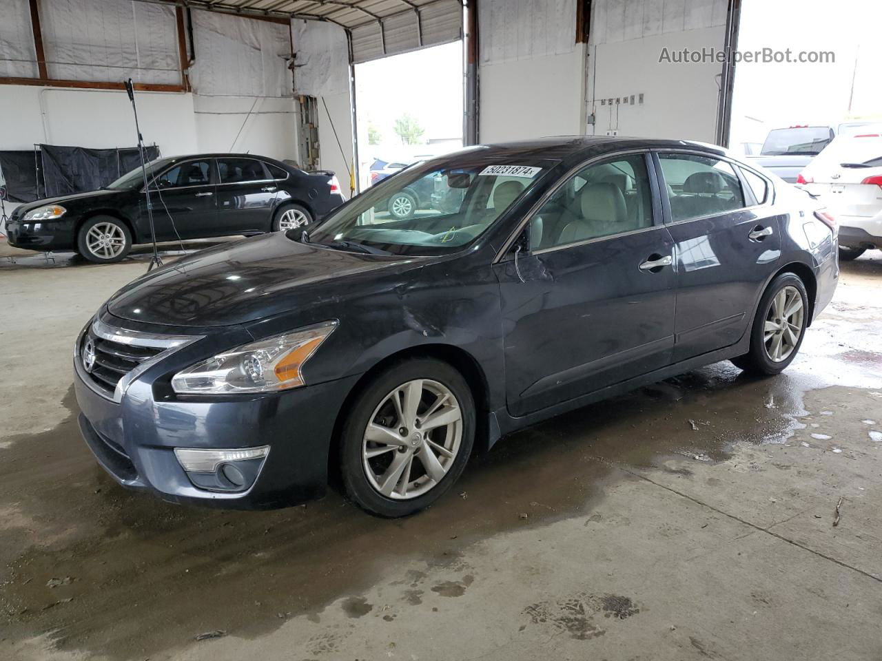 2014 Nissan Altima 2.5 Синий vin: 1N4AL3AP8EN347665