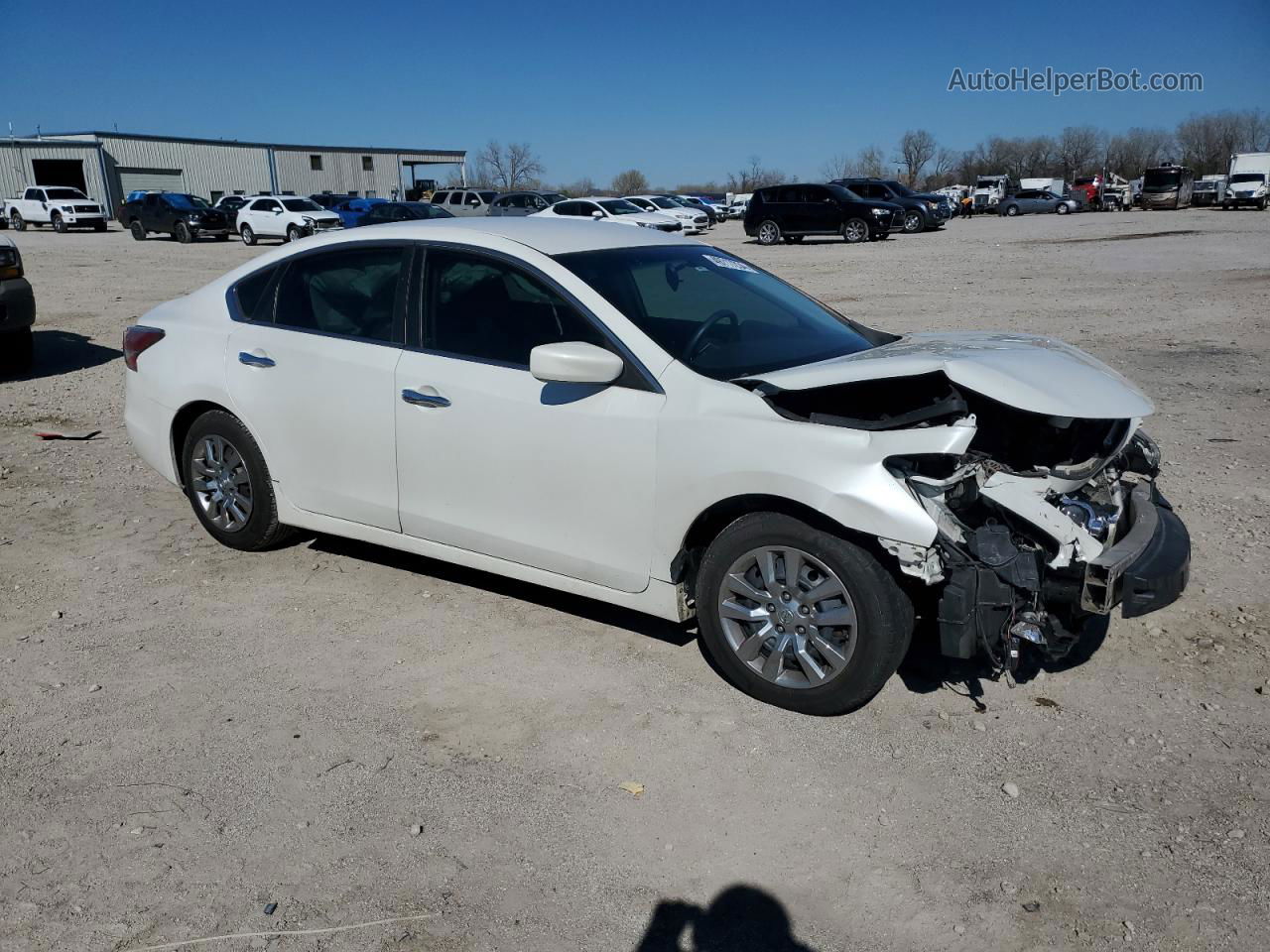 2014 Nissan Altima 2.5 White vin: 1N4AL3AP8EN353336