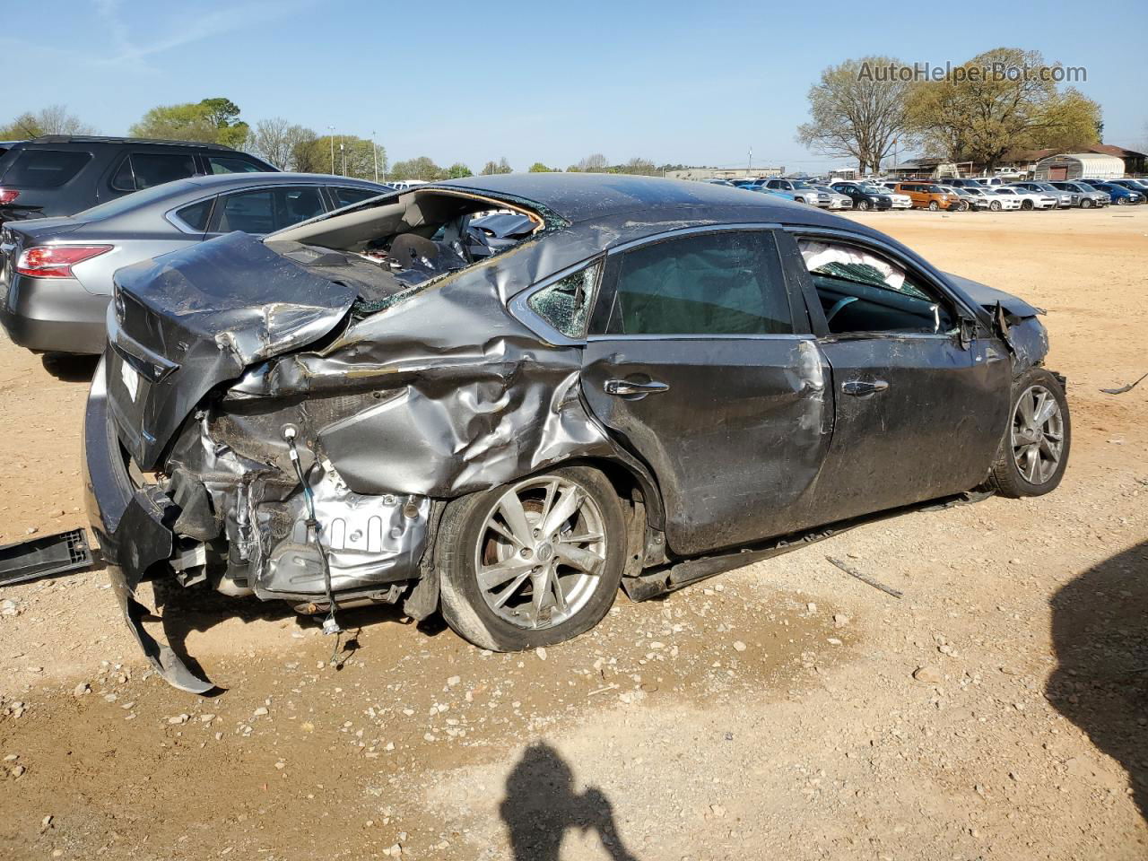 2014 Nissan Altima 2.5 Gray vin: 1N4AL3AP8EN367141