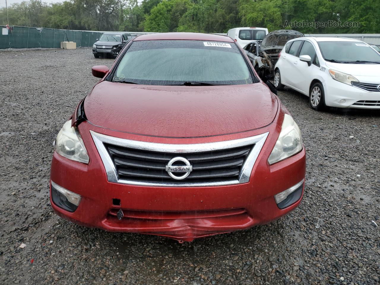 2014 Nissan Altima 2.5 Red vin: 1N4AL3AP8EN375059