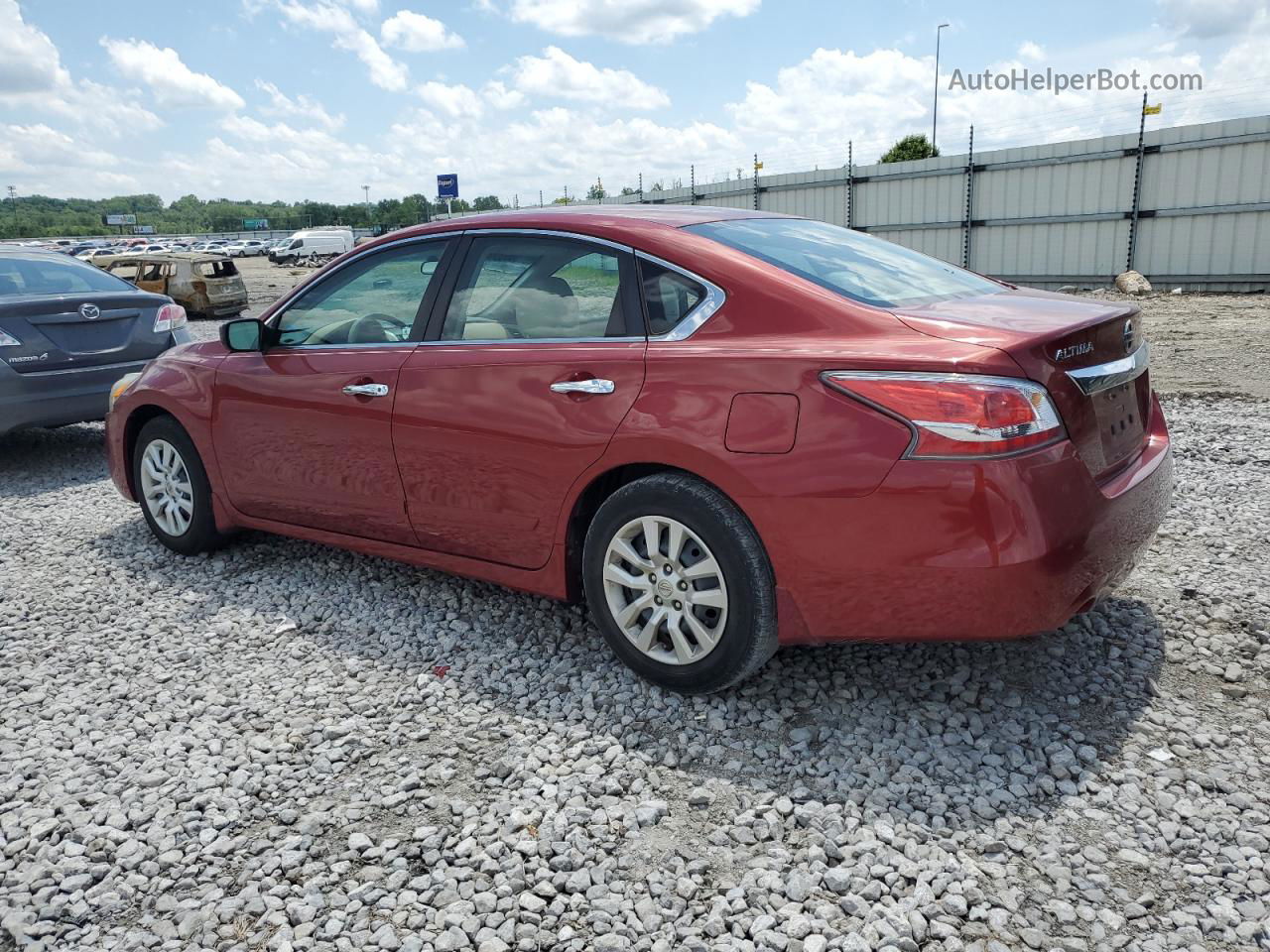 2015 Nissan Altima 2.5 Maroon vin: 1N4AL3AP8FC105441