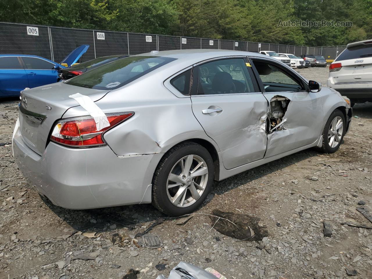 2015 Nissan Altima 2.5 Silver vin: 1N4AL3AP8FC135474