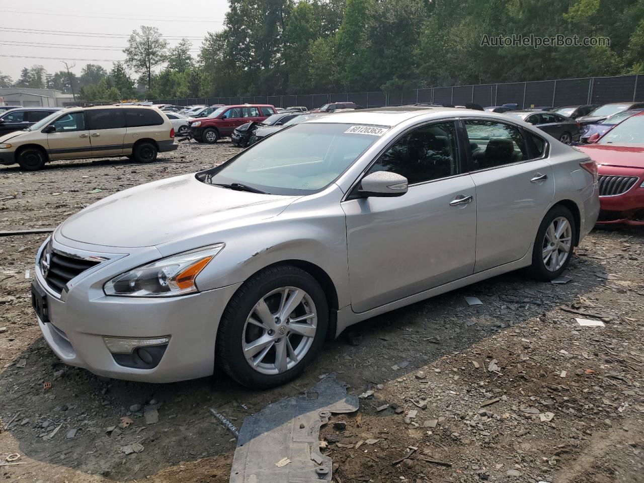 2015 Nissan Altima 2.5 Silver vin: 1N4AL3AP8FC135474