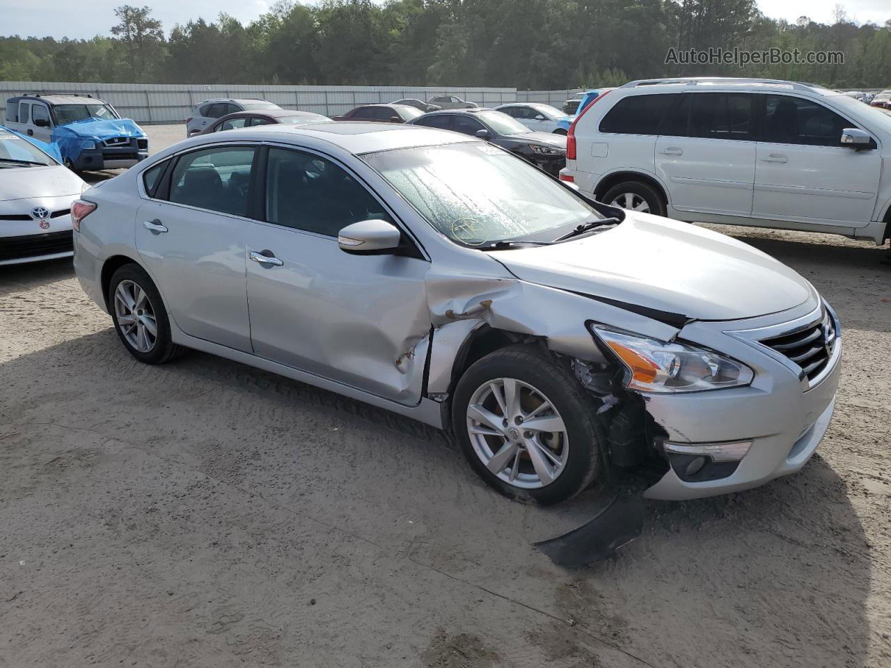 2015 Nissan Altima 2.5 Silver vin: 1N4AL3AP8FC142943