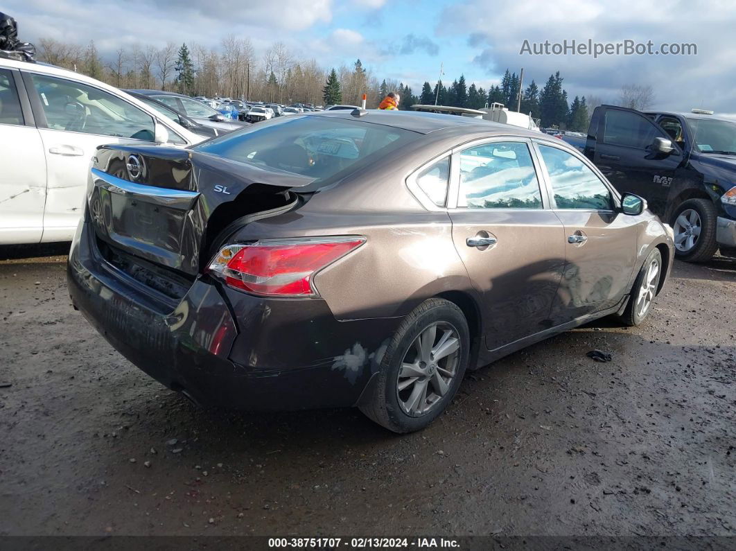 2015 Nissan Altima 2.5 Sl Brown vin: 1N4AL3AP8FC168345