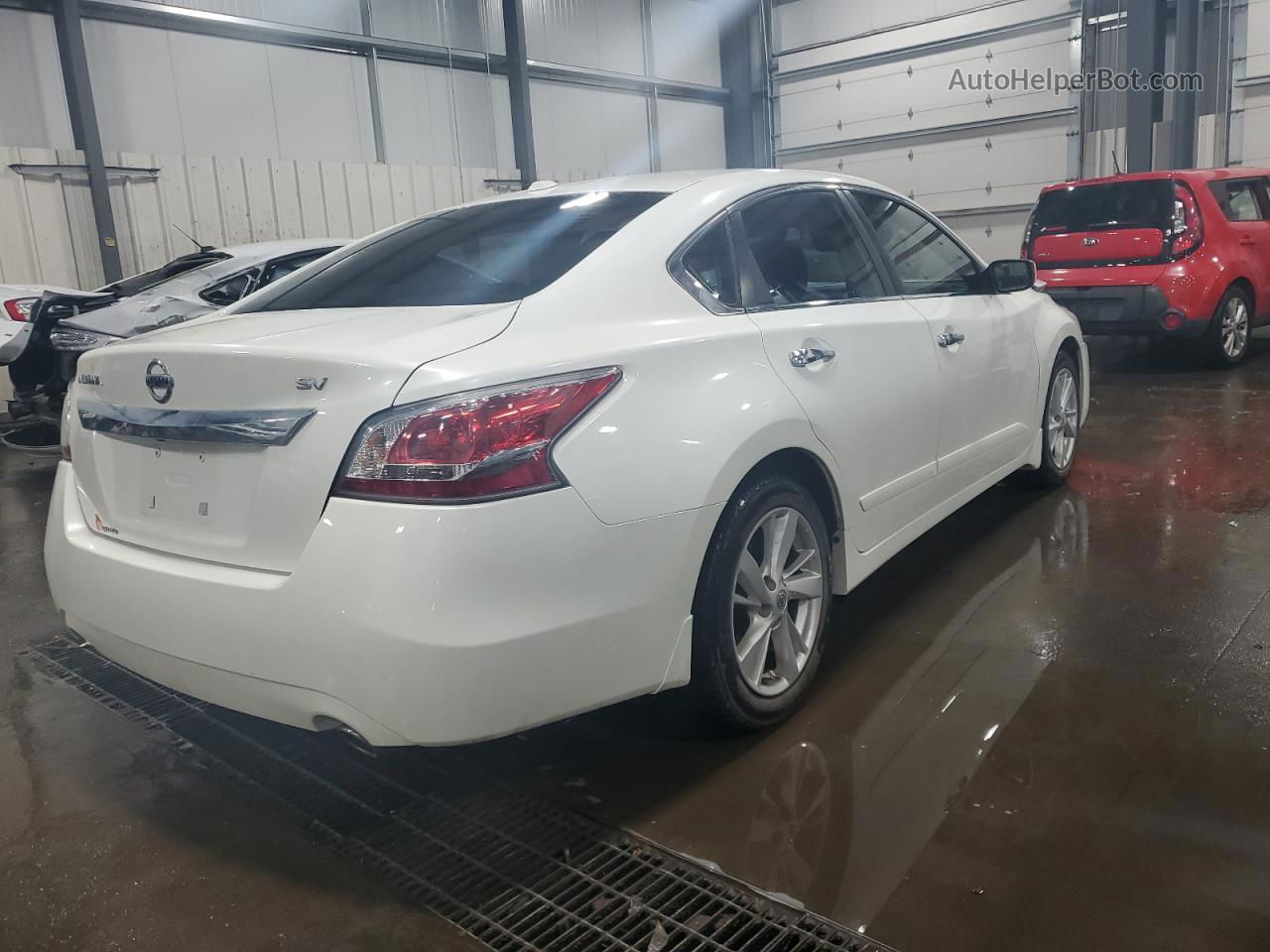 2015 Nissan Altima 2.5 Белый vin: 1N4AL3AP8FC203692