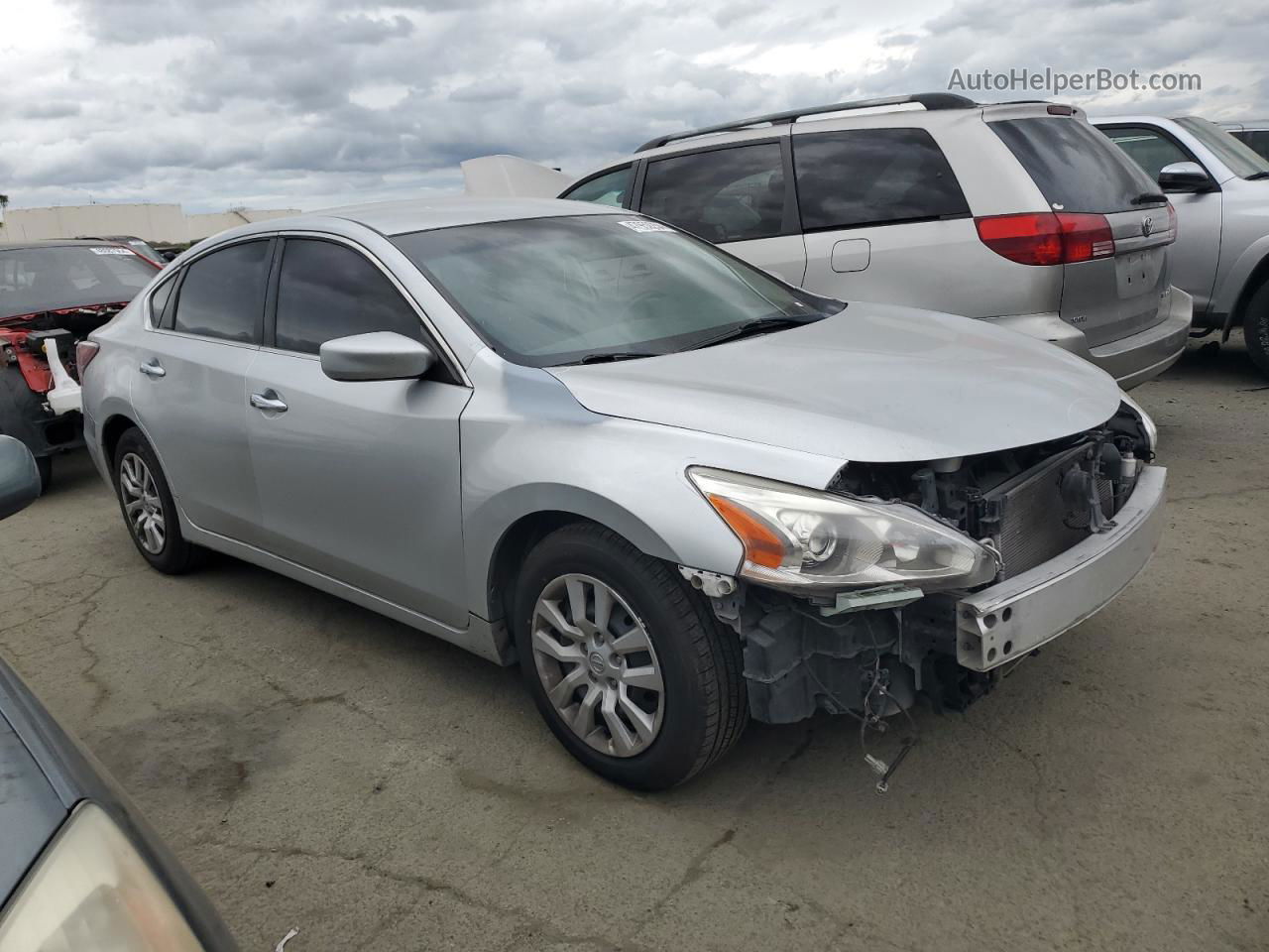 2015 Nissan Altima 2.5 Silver vin: 1N4AL3AP8FC237096