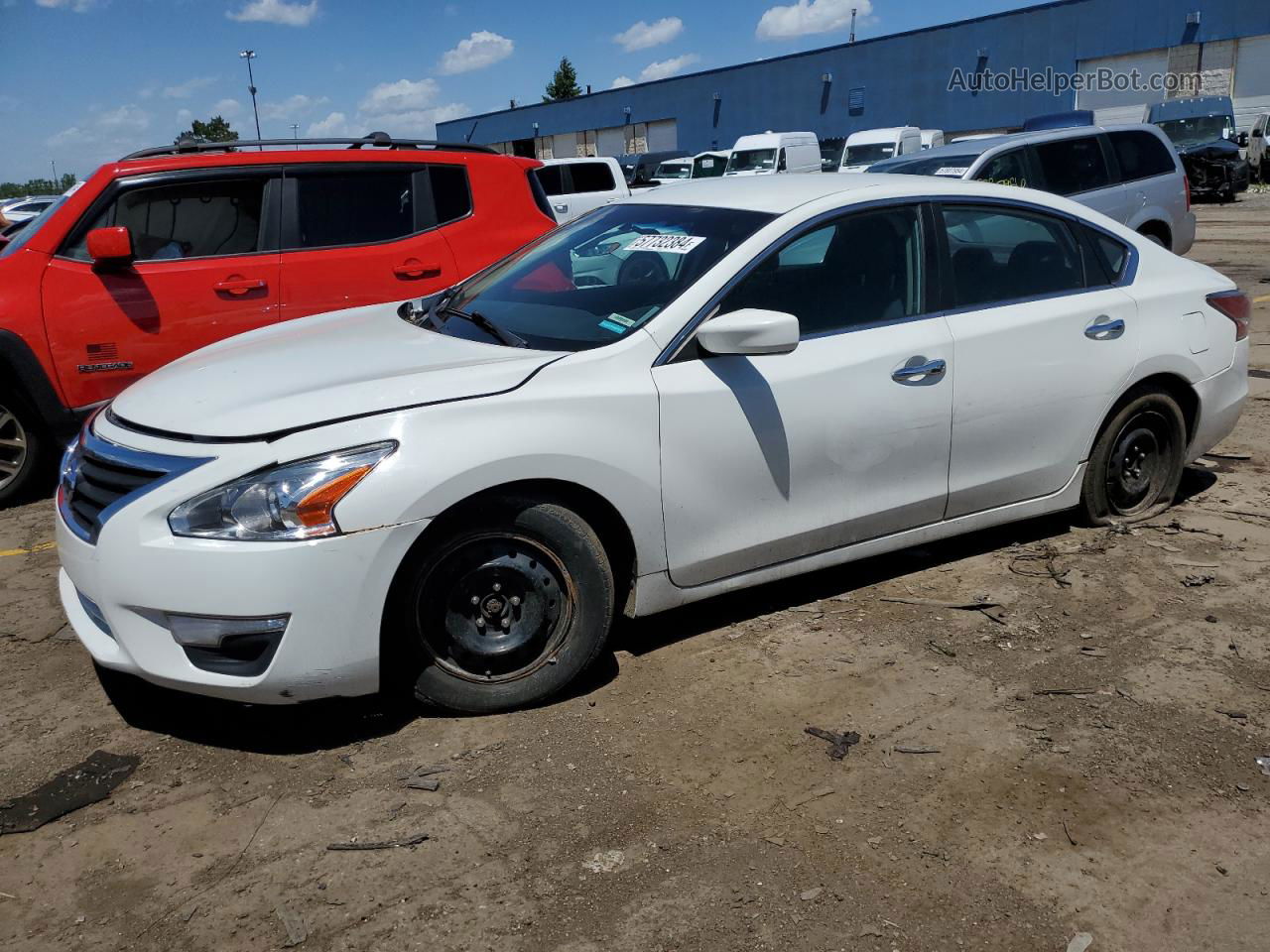 2015 Nissan Altima 2.5 White vin: 1N4AL3AP8FC271667