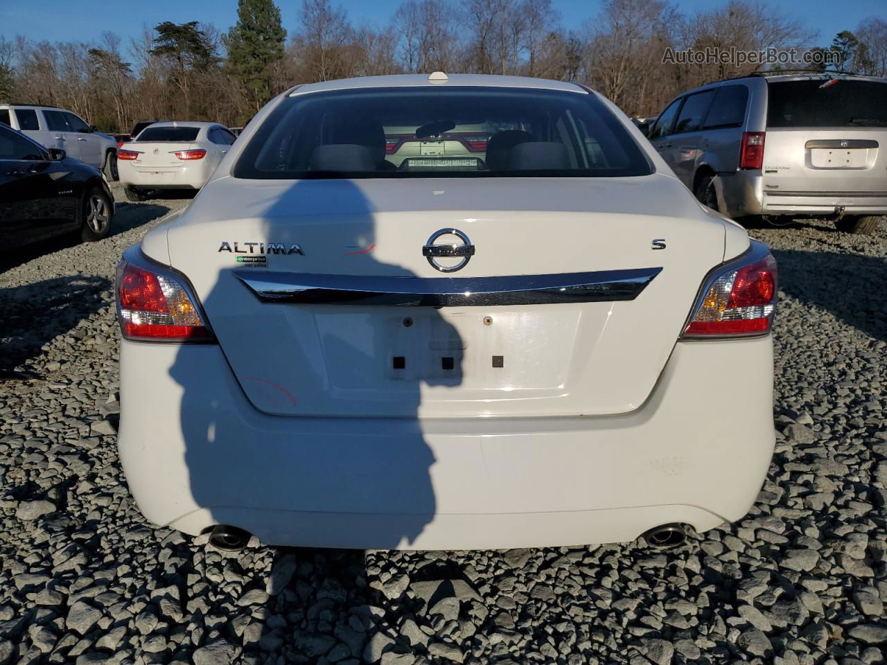 2015 Nissan Altima 2.5 White vin: 1N4AL3AP8FC280871