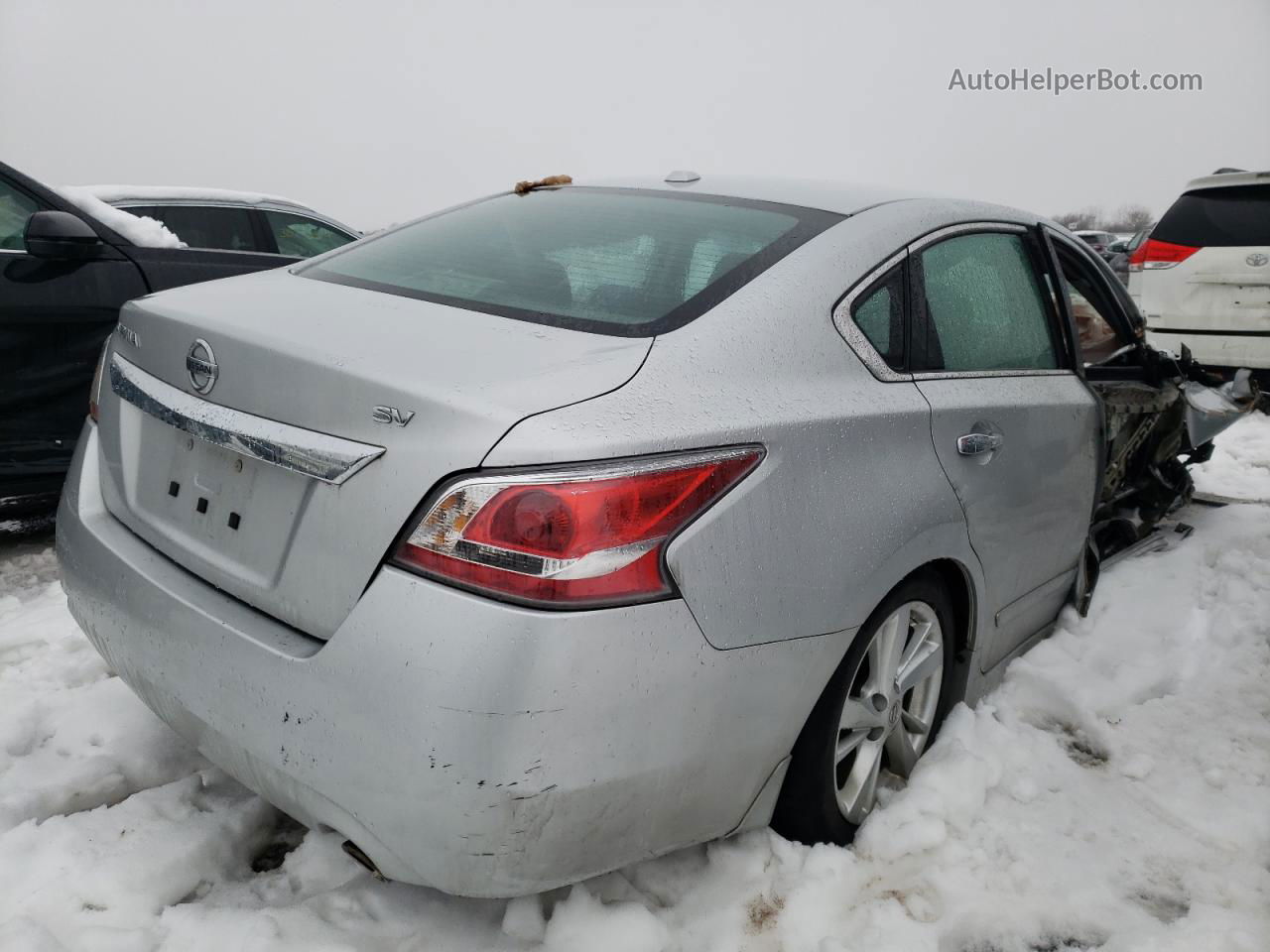 2015 Nissan Altima 2.5 Серебряный vin: 1N4AL3AP8FC433121