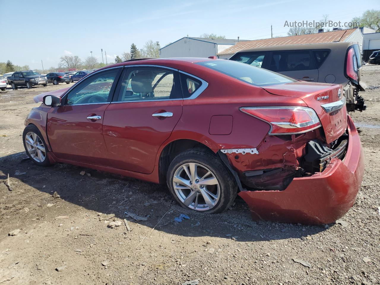 2015 Nissan Altima 2.5 Красный vin: 1N4AL3AP8FC436620