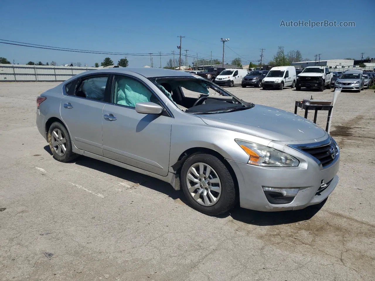 2015 Nissan Altima 2.5 Silver vin: 1N4AL3AP8FC443664