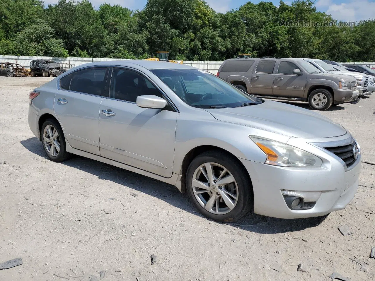 2015 Nissan Altima 2.5 Silver vin: 1N4AL3AP8FC448377