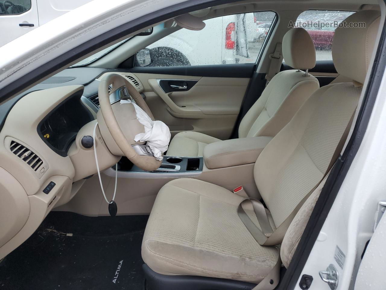 2015 Nissan Altima 2.5 White vin: 1N4AL3AP8FC460433