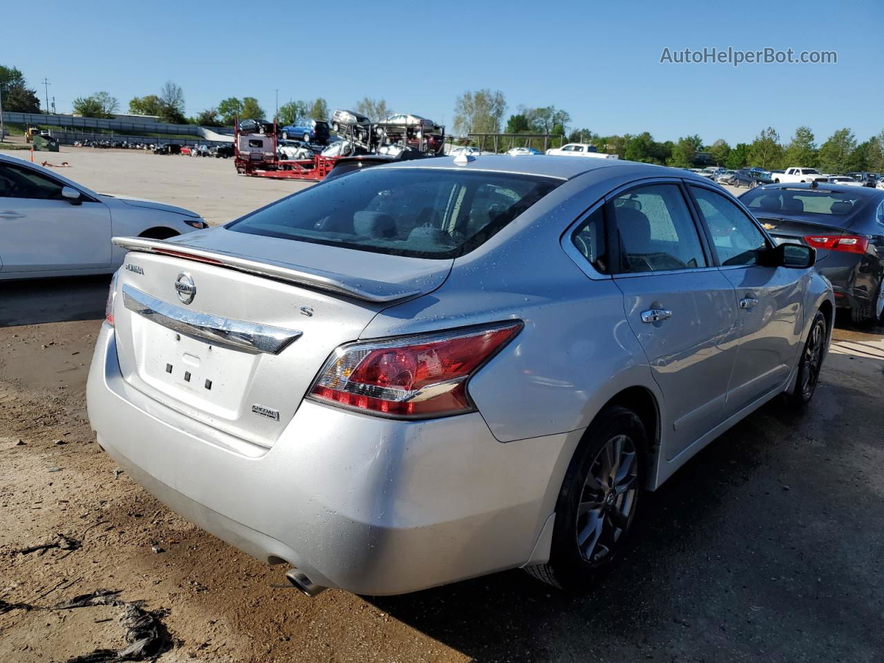 2015 Nissan Altima 2.5 Silver vin: 1N4AL3AP8FC470475