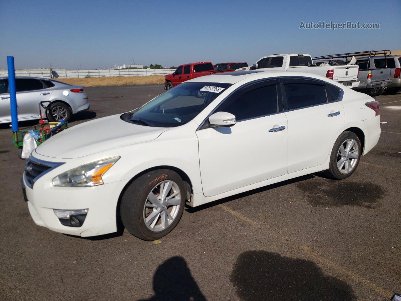 2015 Nissan Altima 2.5 White vin: 1N4AL3AP8FC499040