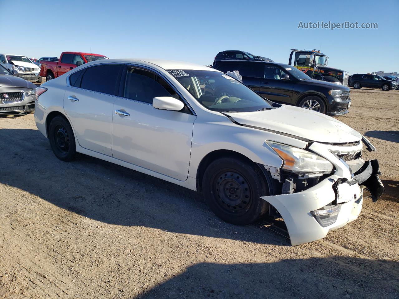 2015 Nissan Altima 2.5 White vin: 1N4AL3AP8FC499636