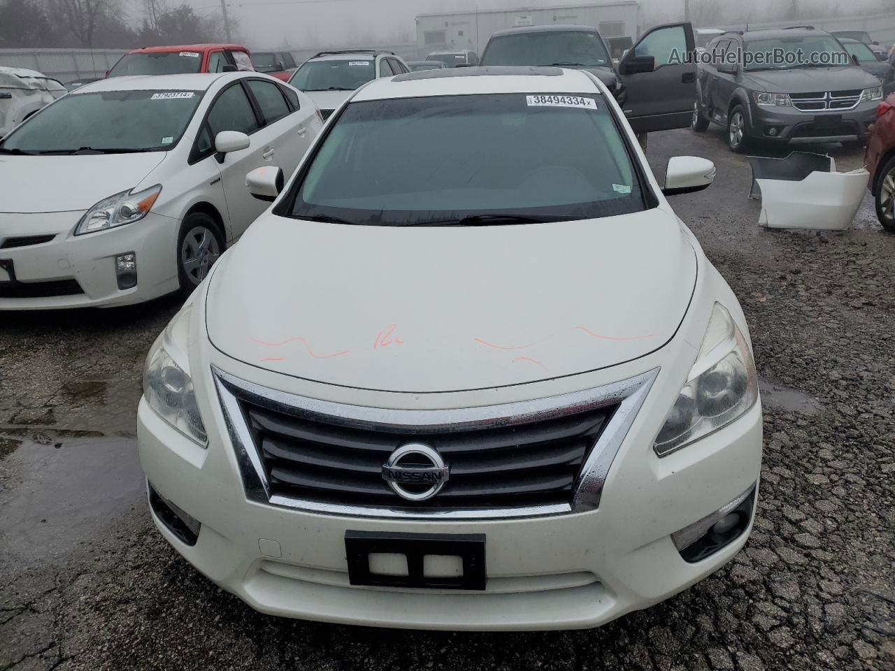 2015 Nissan Altima 2.5 White vin: 1N4AL3AP8FC580376