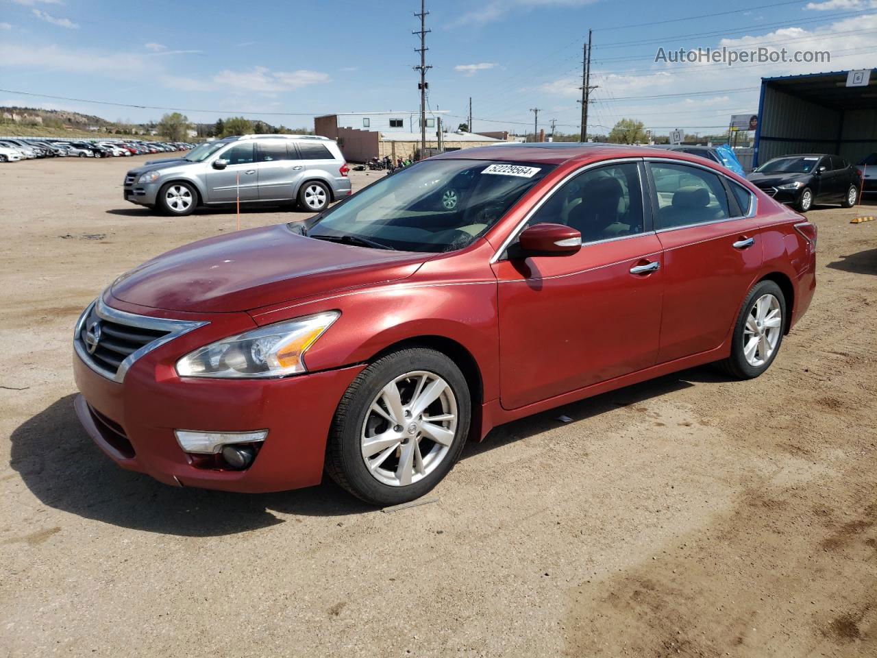 2015 Nissan Altima 2.5 Red vin: 1N4AL3AP8FC594505