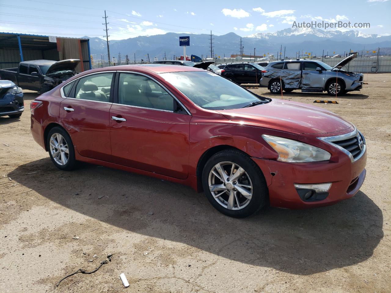 2015 Nissan Altima 2.5 Red vin: 1N4AL3AP8FC594505