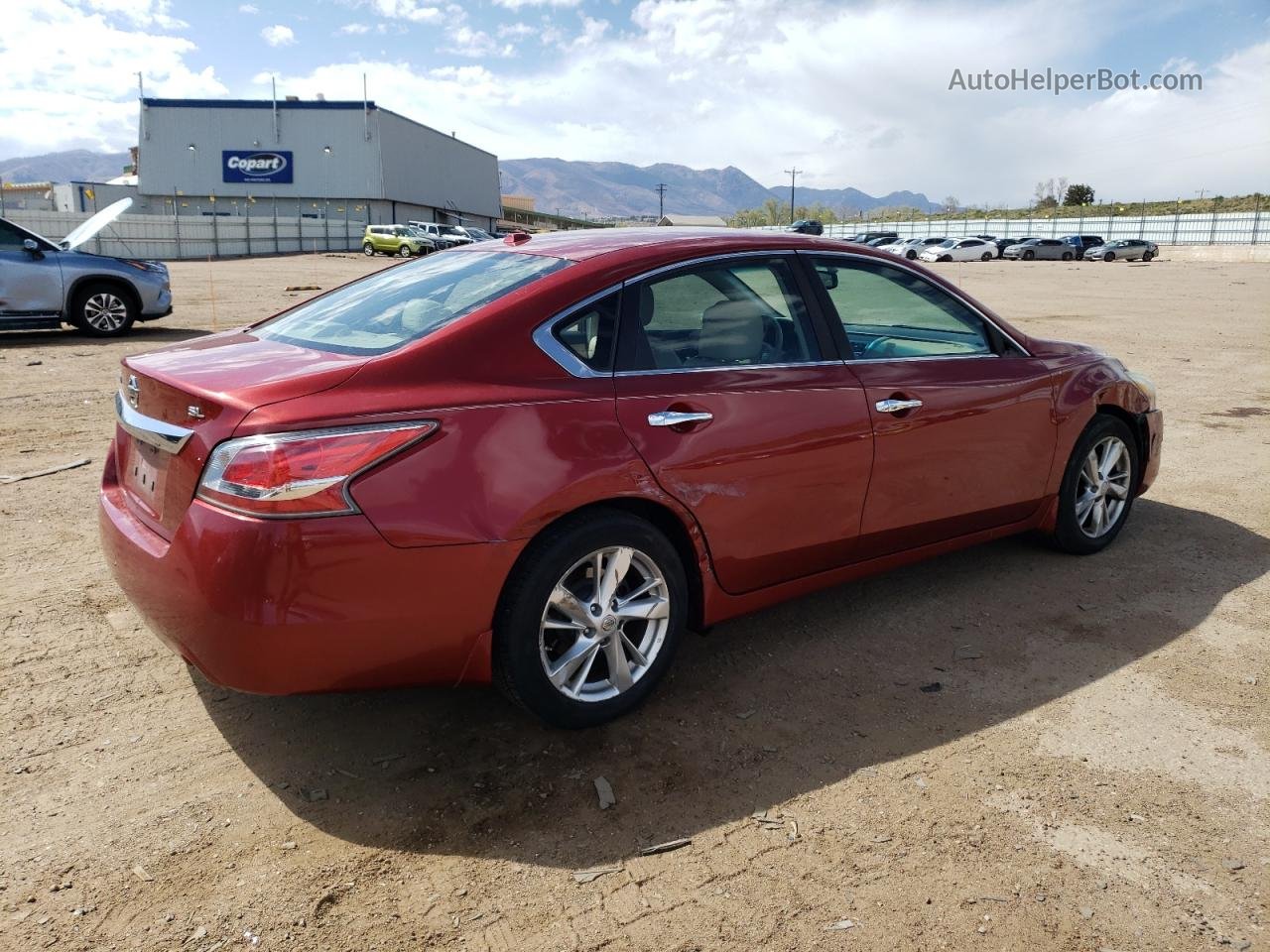 2015 Nissan Altima 2.5 Red vin: 1N4AL3AP8FC594505