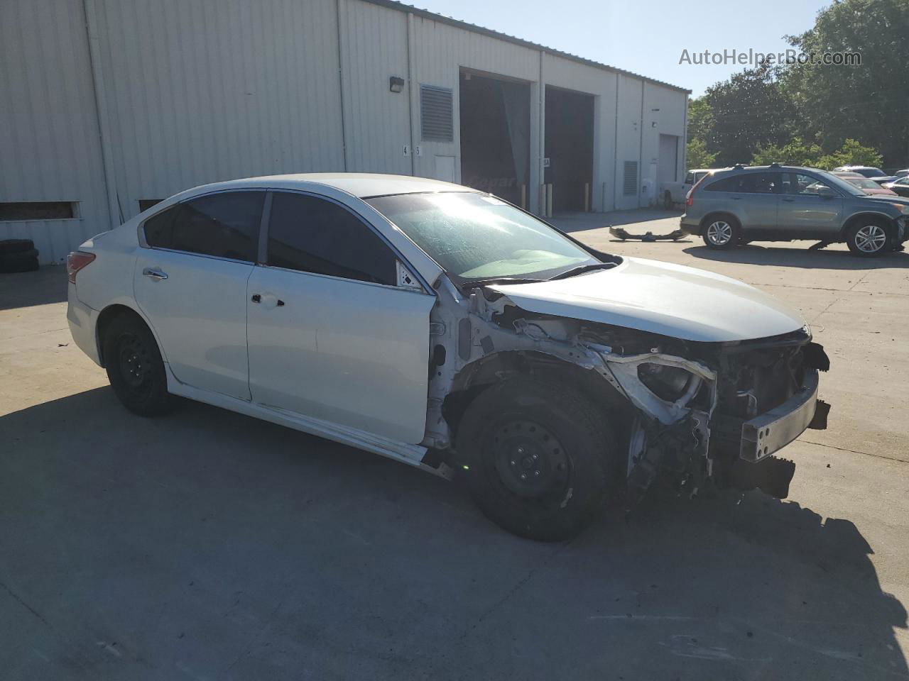 2015 Nissan Altima 2.5 White vin: 1N4AL3AP8FN302565